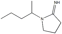 1-(pentan-2-yl)pyrrolidin-2-imine Structure