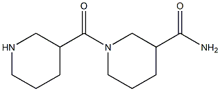 1-(piperidin-3-ylcarbonyl)piperidine-3-carboxamide Structure