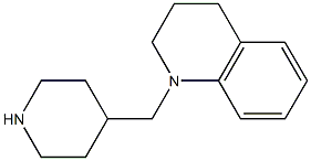 1-(piperidin-4-ylmethyl)-1,2,3,4-tetrahydroquinoline Structure