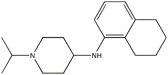 1-(propan-2-yl)-N-(5,6,7,8-tetrahydronaphthalen-1-yl)piperidin-4-amine 구조식 이미지