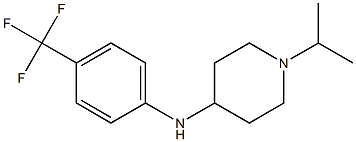 1-(propan-2-yl)-N-[4-(trifluoromethyl)phenyl]piperidin-4-amine Structure