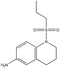 1-(propane-1-sulfonyl)-1,2,3,4-tetrahydroquinolin-6-amine 구조식 이미지