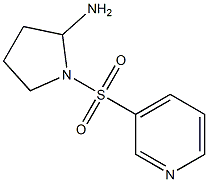 1-(pyridine-3-sulfonyl)pyrrolidin-2-amine Structure