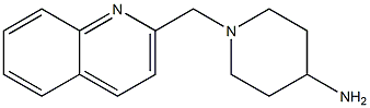 1-(quinolin-2-ylmethyl)piperidin-4-amine 구조식 이미지