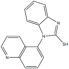 1-(quinolin-5-yl)-1H-1,3-benzodiazole-2-thiol Structure