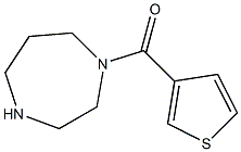 1-(thien-3-ylcarbonyl)-1,4-diazepane Structure