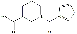 1-(thien-3-ylcarbonyl)piperidine-3-carboxylic acid Structure