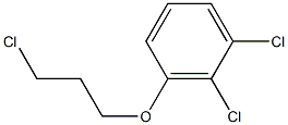 1,2-dichloro-3-(3-chloropropoxy)benzene Structure