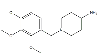 1-[(2,3,4-trimethoxyphenyl)methyl]piperidin-4-amine Structure