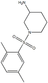 1-[(2,5-dimethylbenzene)sulfonyl]piperidin-3-amine Structure