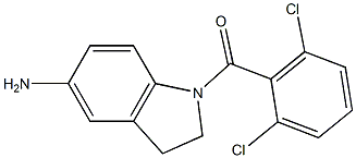 1-[(2,6-dichlorophenyl)carbonyl]-2,3-dihydro-1H-indol-5-amine Structure