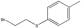 1-[(2-bromoethyl)thio]-4-methylbenzene Structure