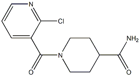 1-[(2-chloropyridin-3-yl)carbonyl]piperidine-4-carboxamide 구조식 이미지