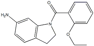 1-[(2-ethoxyphenyl)carbonyl]-2,3-dihydro-1H-indol-6-amine 구조식 이미지