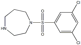 1-[(3,5-dichlorobenzene)sulfonyl]-1,4-diazepane 구조식 이미지