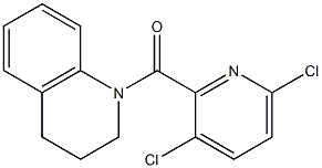 1-[(3,6-dichloropyridin-2-yl)carbonyl]-1,2,3,4-tetrahydroquinoline Structure