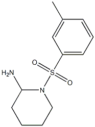 1-[(3-methylbenzene)sulfonyl]piperidin-2-amine Structure