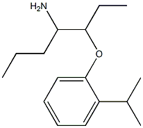 1-[(4-aminoheptan-3-yl)oxy]-2-(propan-2-yl)benzene Structure