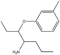 1-[(4-aminoheptan-3-yl)oxy]-3-methylbenzene Structure