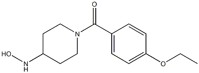 1-[(4-ethoxyphenyl)carbonyl]piperidine-4-hydroxylamine 구조식 이미지