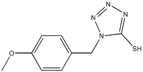 1-[(4-methoxyphenyl)methyl]-1H-1,2,3,4-tetrazole-5-thiol Structure