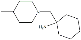 1-[(4-methylpiperidin-1-yl)methyl]cyclohexan-1-amine 구조식 이미지