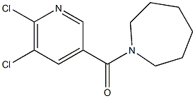 1-[(5,6-dichloropyridin-3-yl)carbonyl]azepane 구조식 이미지