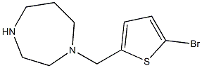 1-[(5-bromothiophen-2-yl)methyl]-1,4-diazepane 구조식 이미지