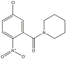 1-[(5-chloro-2-nitrophenyl)carbonyl]piperidine 구조식 이미지