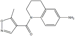 1-[(5-methyl-1,2-oxazol-4-yl)carbonyl]-1,2,3,4-tetrahydroquinolin-6-amine Structure