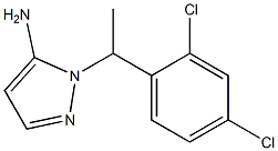 1-[1-(2,4-dichlorophenyl)ethyl]-1H-pyrazol-5-amine Structure