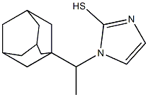 1-[1-(adamantan-1-yl)ethyl]-1H-imidazole-2-thiol 구조식 이미지
