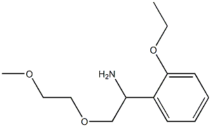 1-[1-amino-2-(2-methoxyethoxy)ethyl]-2-ethoxybenzene Structure