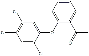 1-[2-(2,4,5-trichlorophenoxy)phenyl]ethan-1-one 구조식 이미지