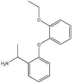 1-[2-(2-ethoxyphenoxy)phenyl]ethan-1-amine Structure