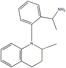 1-[2-(2-methyl-1,2,3,4-tetrahydroquinolin-1-yl)phenyl]ethan-1-amine Structure