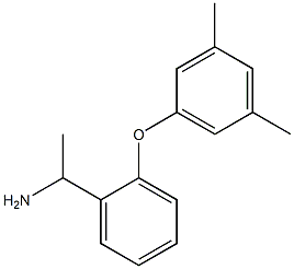 1-[2-(3,5-dimethylphenoxy)phenyl]ethan-1-amine 구조식 이미지