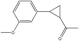 1-[2-(3-methoxyphenyl)cyclopropyl]ethan-1-one Structure