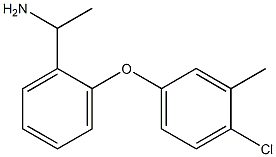 1-[2-(4-chloro-3-methylphenoxy)phenyl]ethan-1-amine Structure