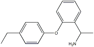 1-[2-(4-ethylphenoxy)phenyl]ethan-1-amine Structure