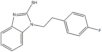 1-[2-(4-fluorophenyl)ethyl]-1H-1,3-benzodiazole-2-thiol Structure