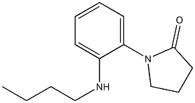 1-[2-(butylamino)phenyl]pyrrolidin-2-one Structure