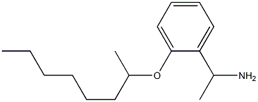 1-[2-(octan-2-yloxy)phenyl]ethan-1-amine Structure