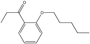 1-[2-(pentyloxy)phenyl]propan-1-one 구조식 이미지