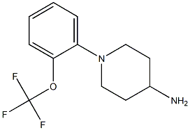 1-[2-(trifluoromethoxy)phenyl]piperidin-4-amine 구조식 이미지