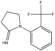 1-[2-(trifluoromethyl)phenyl]pyrrolidin-2-imine Structure
