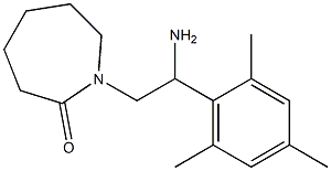 1-[2-amino-2-(2,4,6-trimethylphenyl)ethyl]azepan-2-one 구조식 이미지