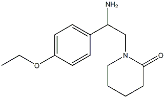 1-[2-amino-2-(4-ethoxyphenyl)ethyl]piperidin-2-one 구조식 이미지