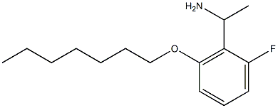 1-[2-fluoro-6-(heptyloxy)phenyl]ethan-1-amine 구조식 이미지