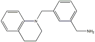 1-[3-(3,4-dihydroquinolin-1(2H)-ylmethyl)phenyl]methanamine 구조식 이미지